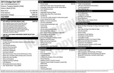 2013 Dodge Dart SXT