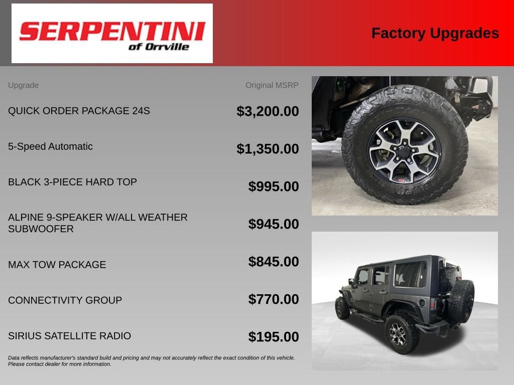 2016 Jeep Wrangler Unlimited Sport