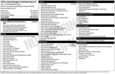 2018 Jeep Wrangler Unlimited Sport S 4x4