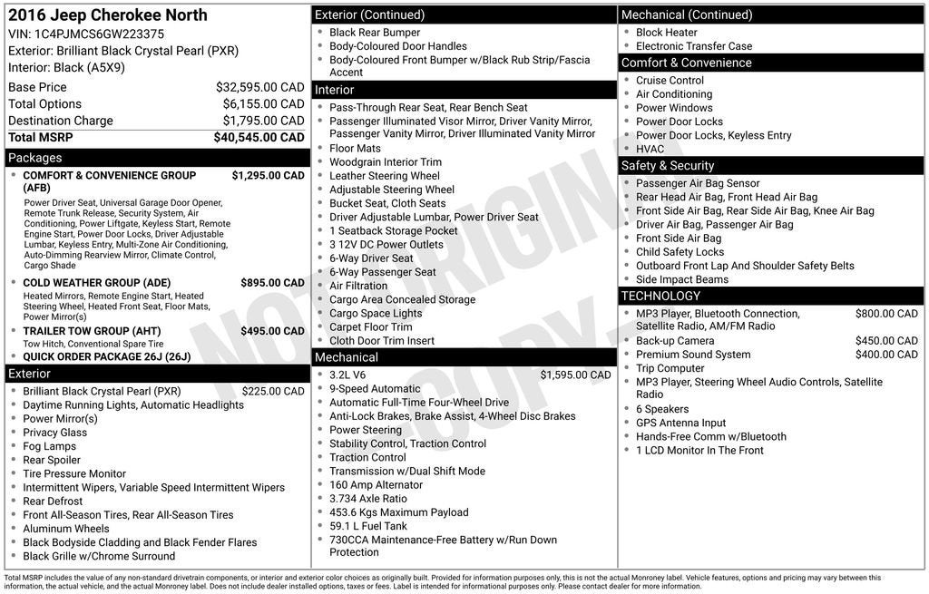 2016 Jeep Cherokee Latitude