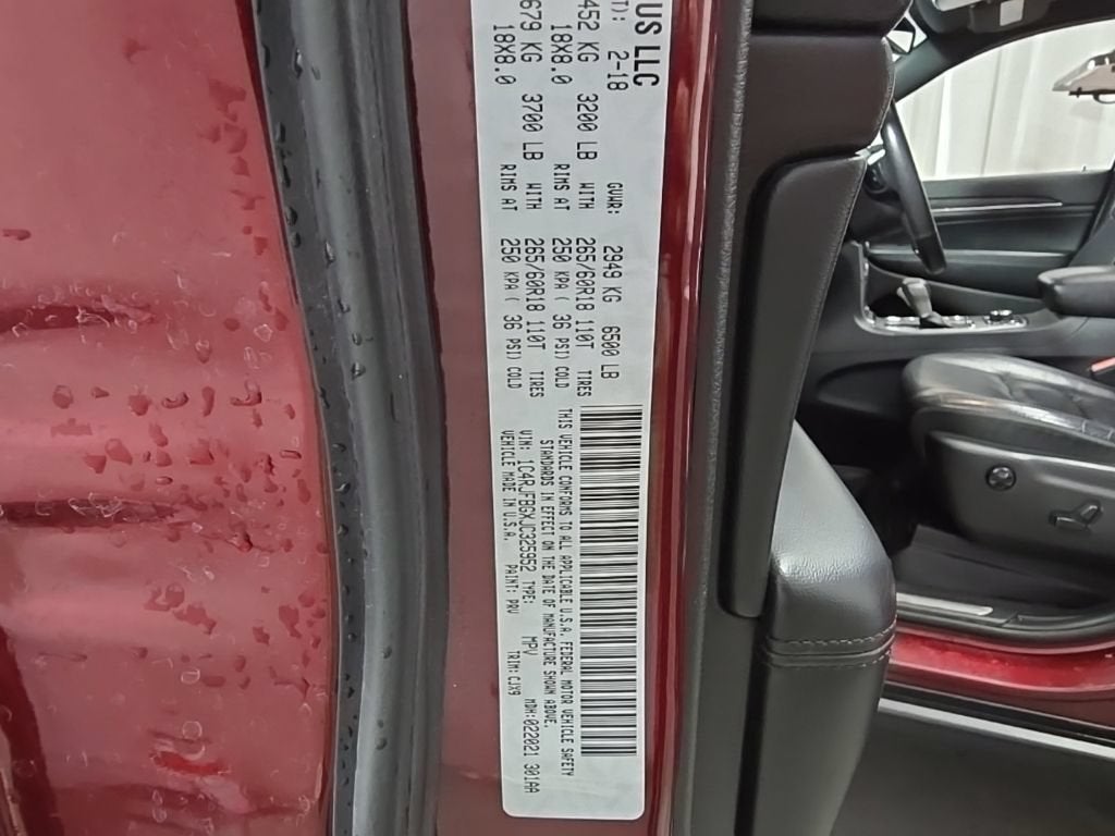 2018 Jeep Grand Cherokee Limited 4x4
