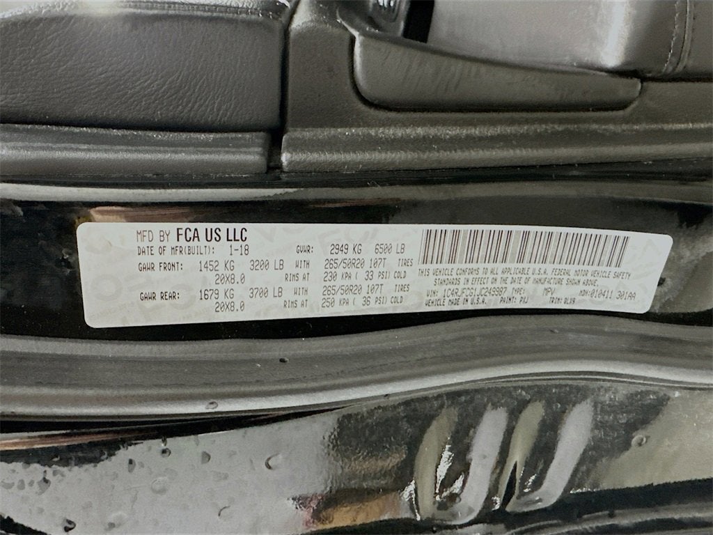 2018 Jeep Grand Cherokee High Altitude