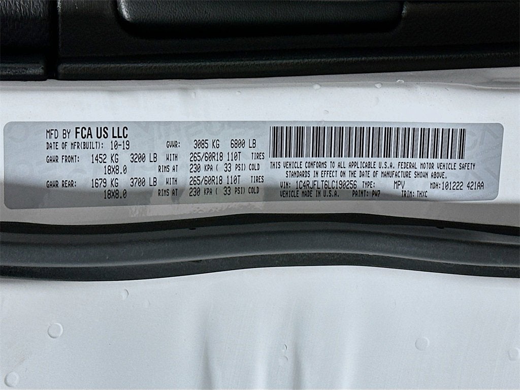 2020 Jeep Grand Cherokee Trailhawk