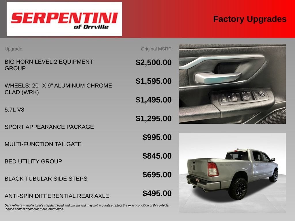 2020 RAM 1500 Big Horn