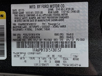 2015 Ford Mustang GT