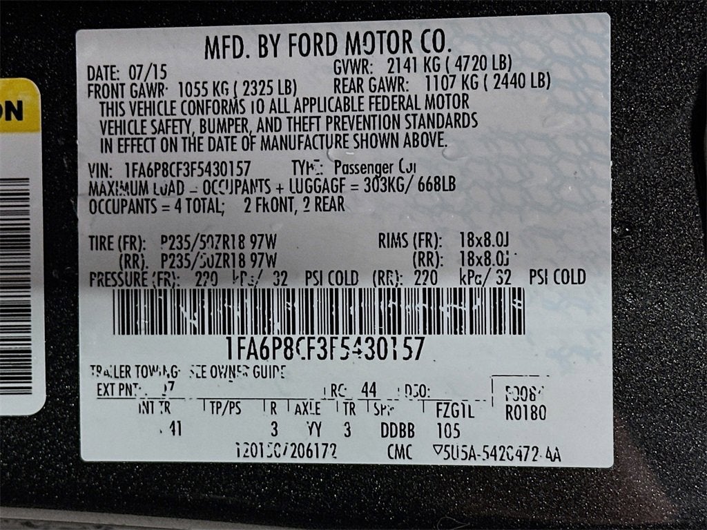 2015 Ford Mustang GT