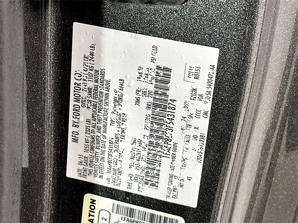 2015 Ford Mustang GT