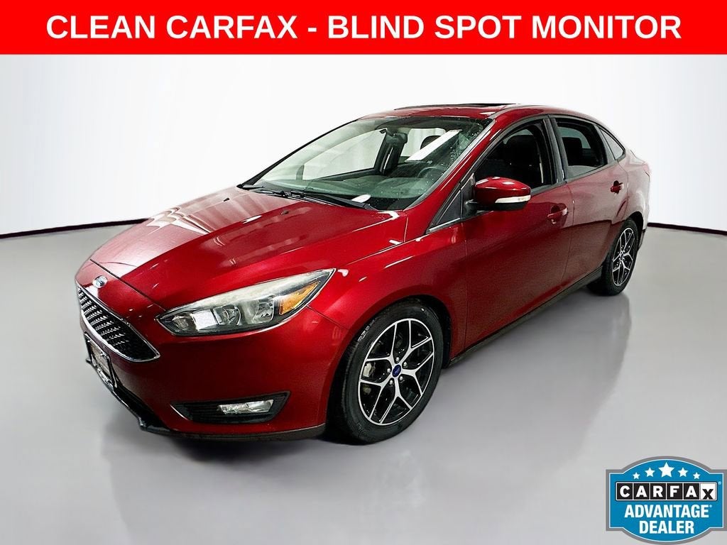 Used 2017 Ford Focus SEL with VIN 1FADP3H2XHL263181 for sale in Orrville, OH