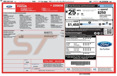 2017 Ford Focus ST ST