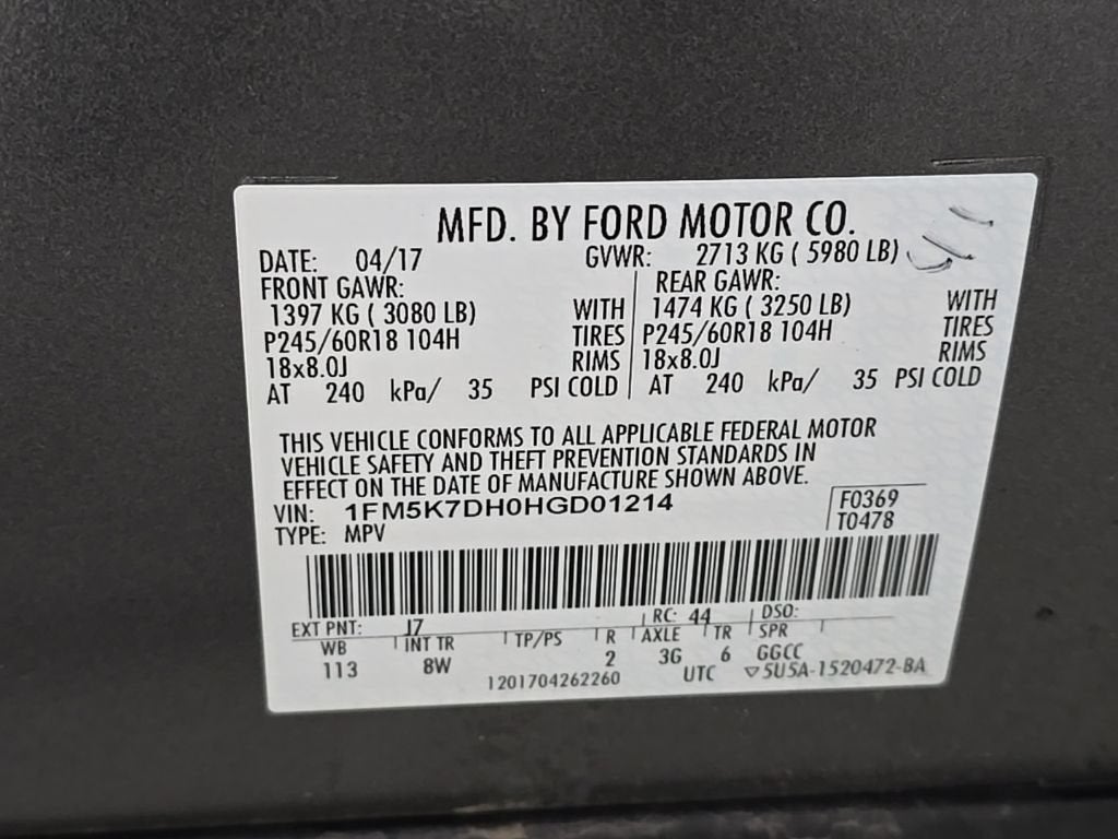 2017 Ford Explorer XLT