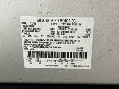 2019 Ford Explorer XLT