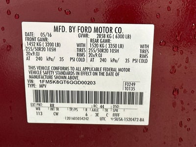 2016 Ford Explorer Sport