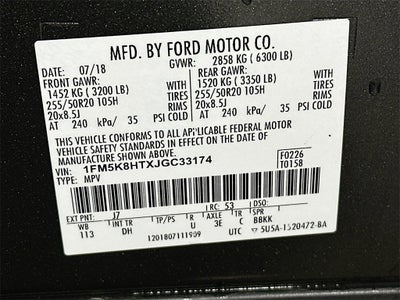 2018 Ford Explorer Platinum