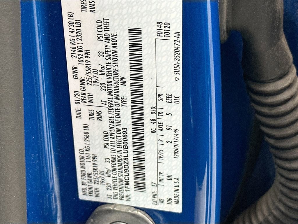 2020 Ford Escape Titanium Hybrid