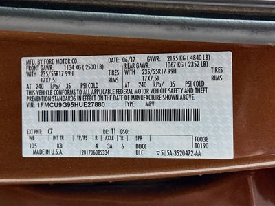 2017 Ford Escape SE