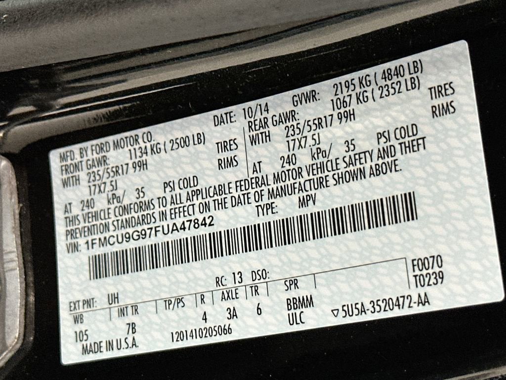 2015 Ford Escape SE