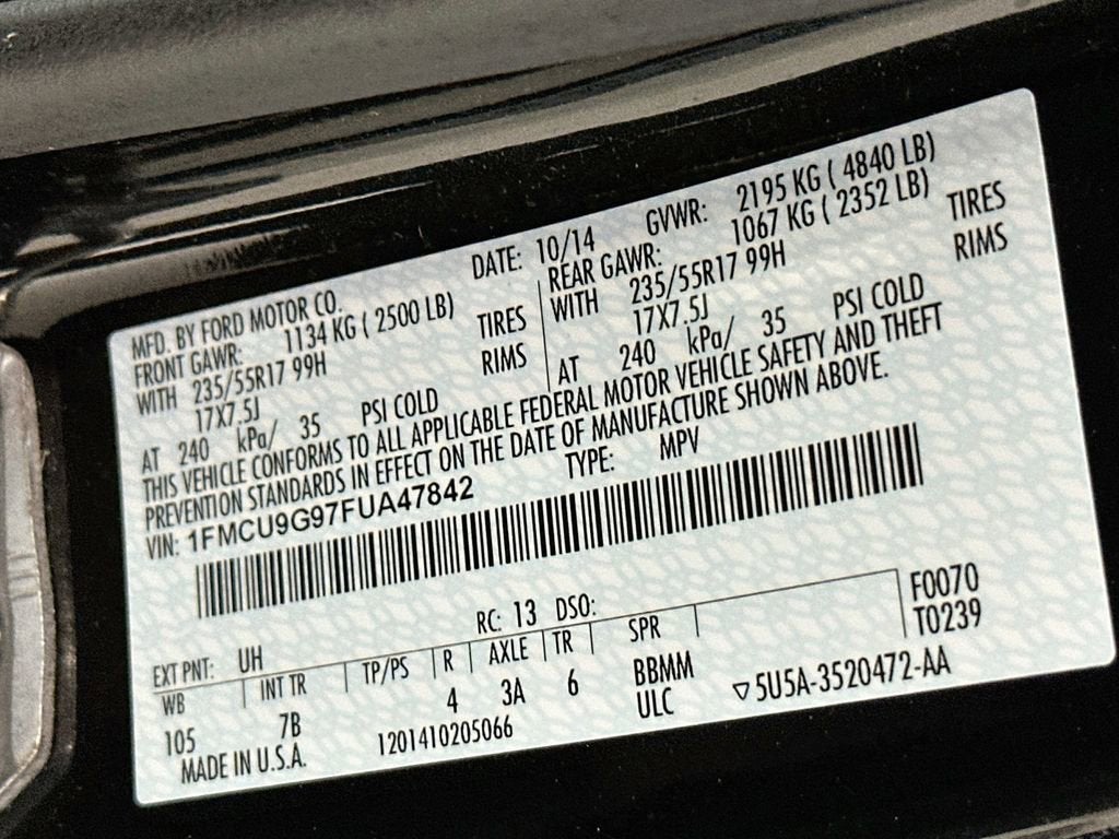 2015 Ford Escape SE