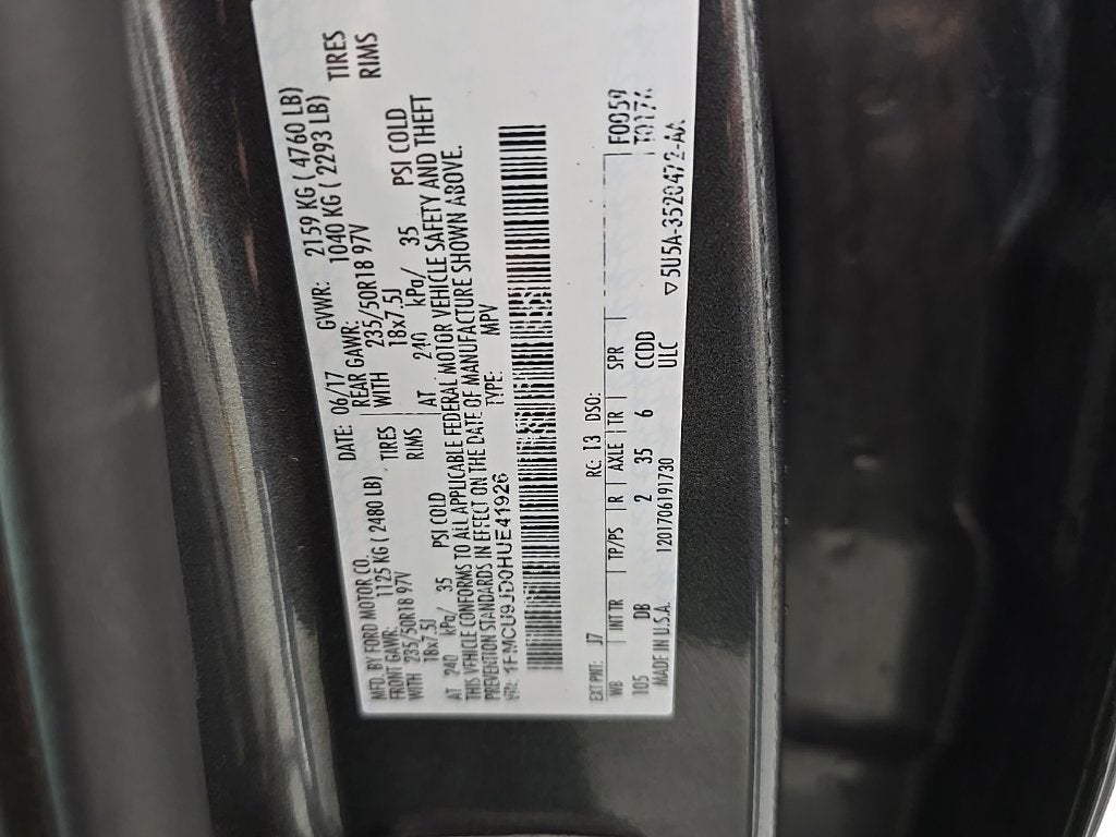 2017 Ford Escape Titanium