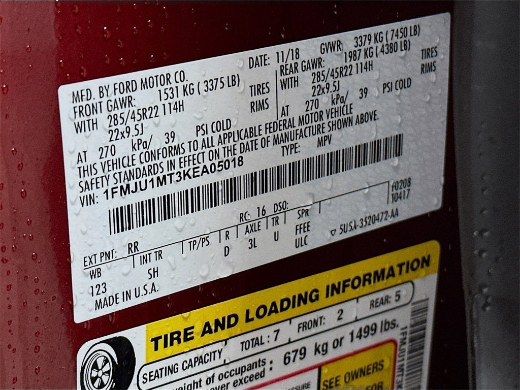 2019 Ford Expedition Platinum