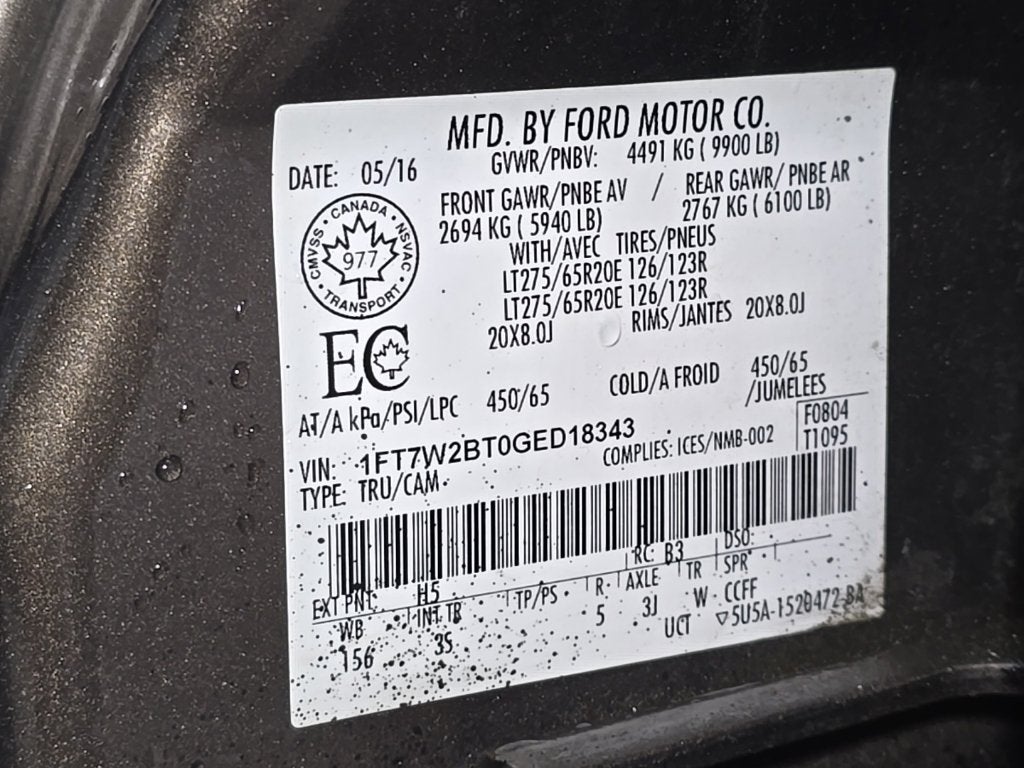 2016 Ford Super Duty F-250 SRW Lariat
