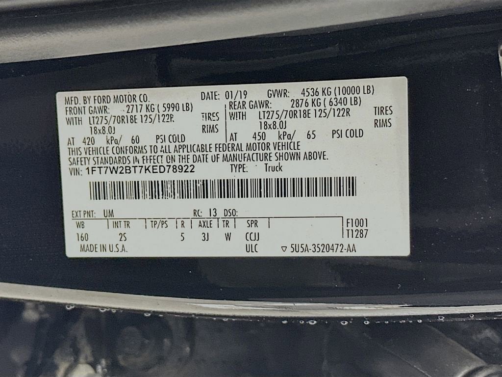 2019 Ford Super Duty F-250 SRW XL