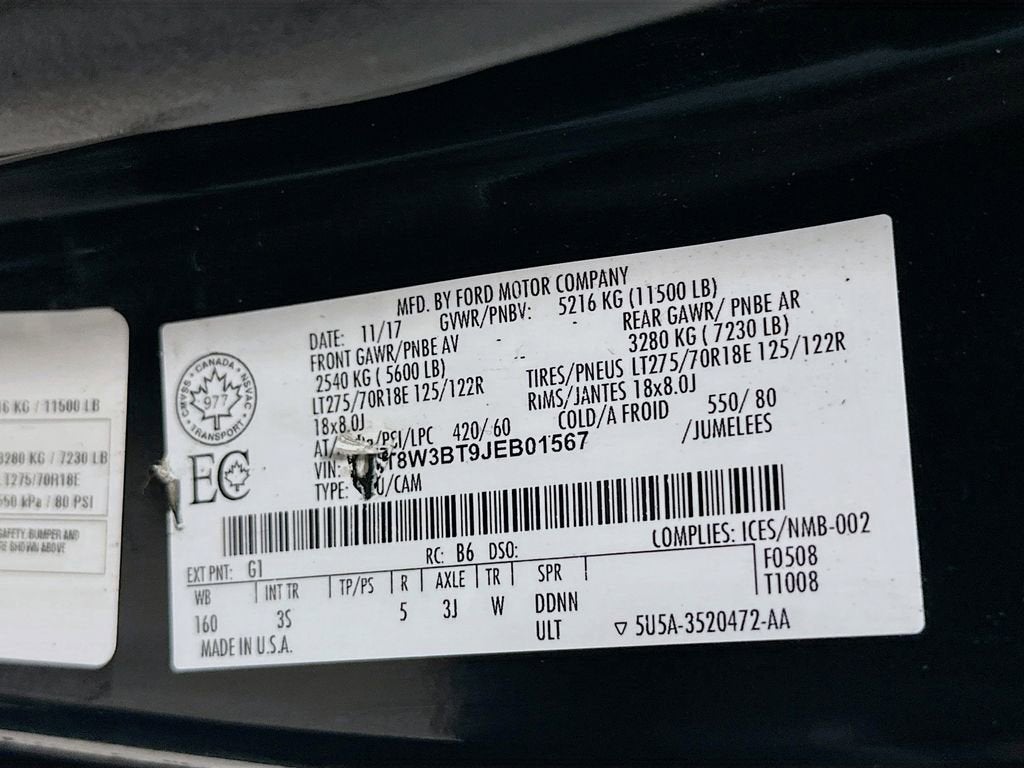 2018 Ford Super Duty F-350 SRW XL