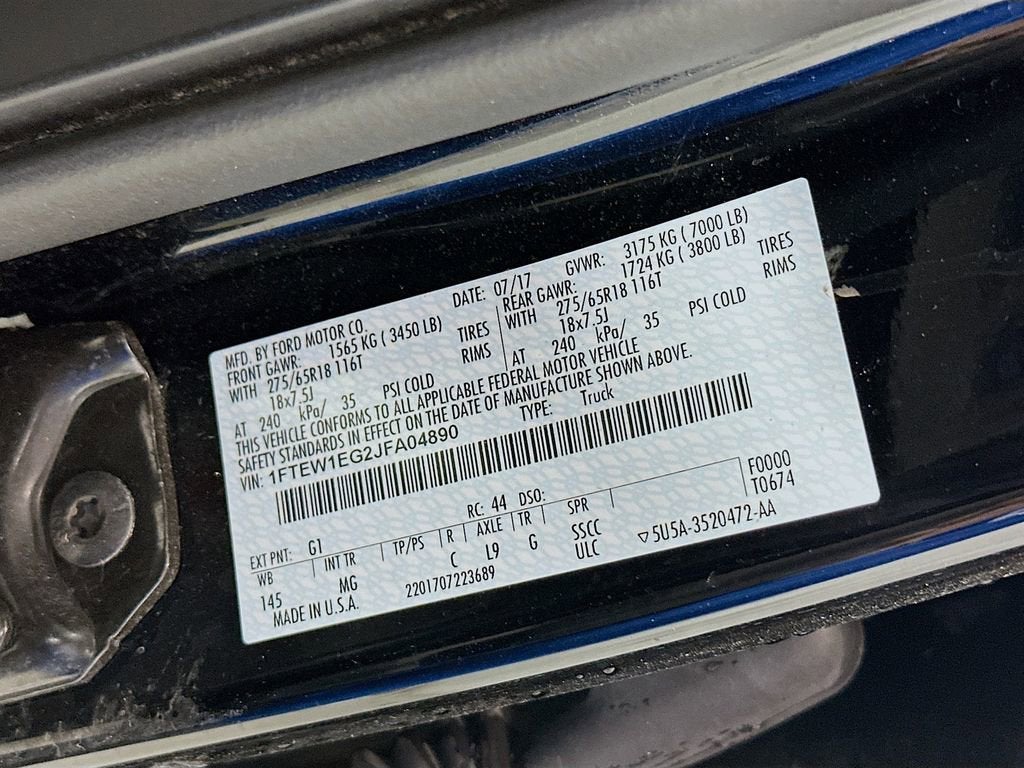 2018 Ford F-150 XL