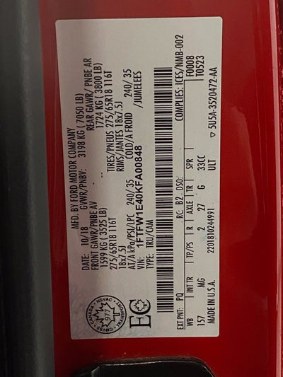 2019 Ford F-150 XL