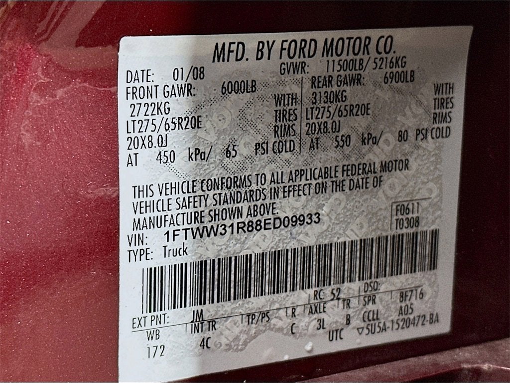 2008 Ford Super Duty F-350 SRW XL