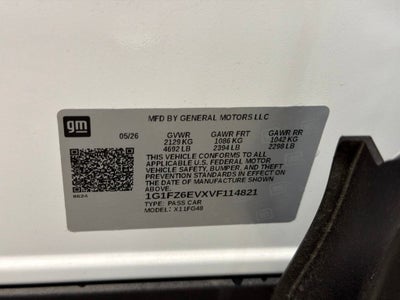 2027 Chevrolet Bolt RS