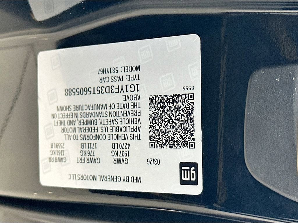 2026 Chevrolet Corvette Z06 3LZ