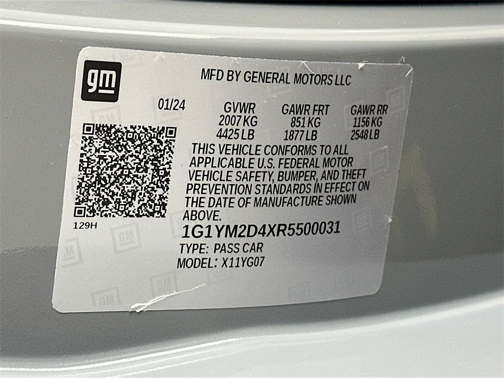 2024 Chevrolet Corvette E-Ray 3LZ