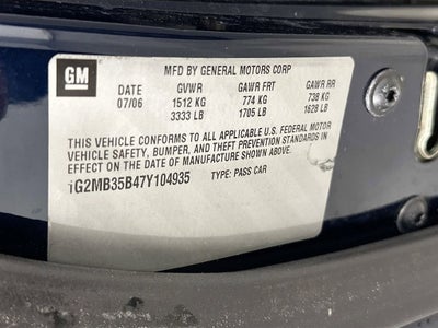 2007 Pontiac Solstice Base