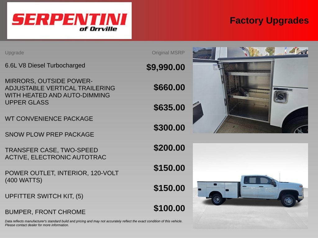 2026 Chevrolet Silverado 3500 HD Chassis Cab Work Truck