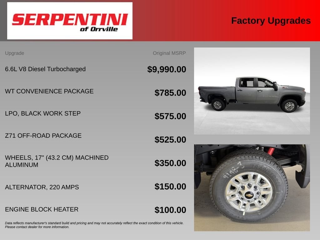 2026 Chevrolet Silverado 2500 HD WT