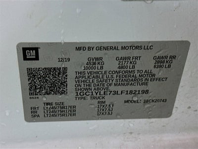 2020 Chevrolet Silverado 2500 HD WT