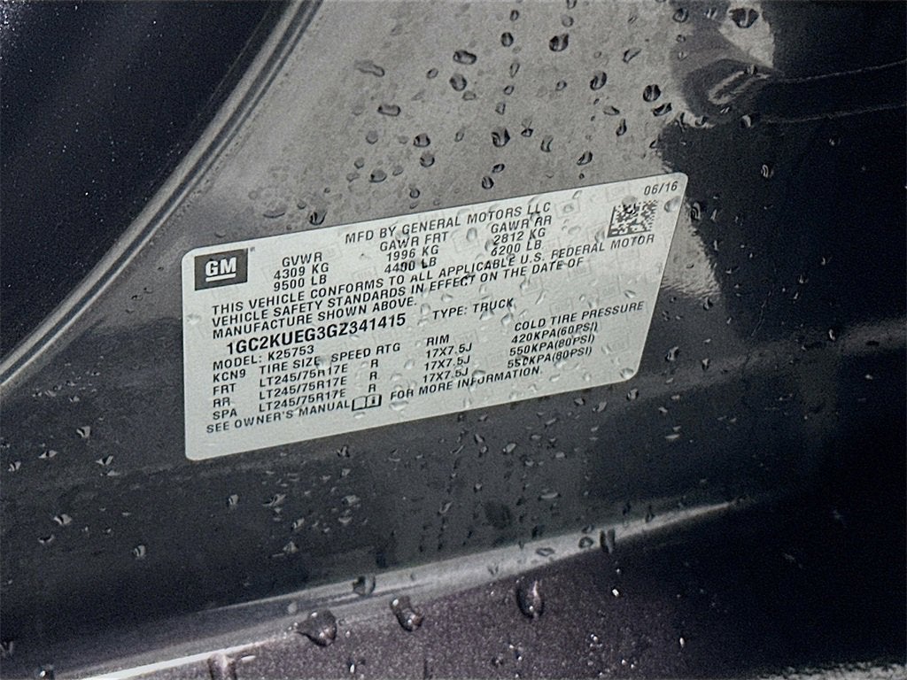 2016 Chevrolet Silverado 2500 HD Work Truck