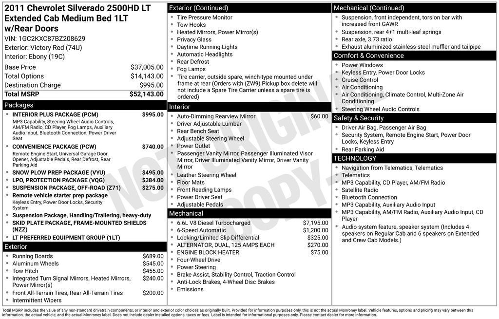2011 Chevrolet Silverado 2500 HD LT