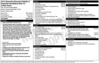2013 Chevrolet Silverado 2500 HD LT