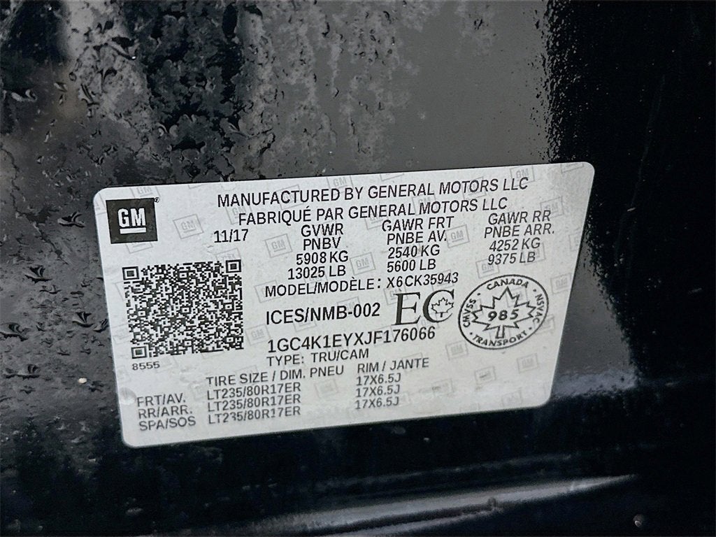 2018 Chevrolet Silverado 3500 HD High Country