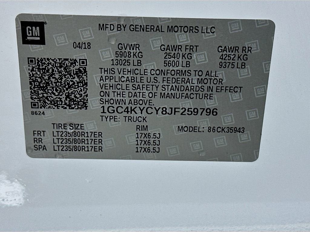 2018 Chevrolet Silverado 3500 HD Work Truck