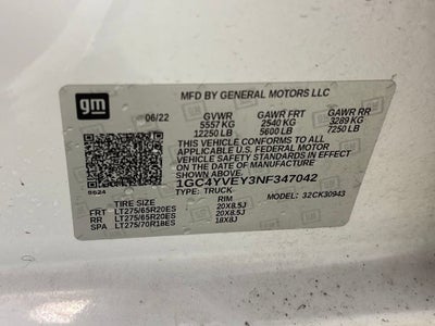 2022 Chevrolet Silverado 3500 HD High Country
