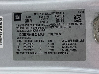 2014 Chevrolet Silverado 1500 Work Truck