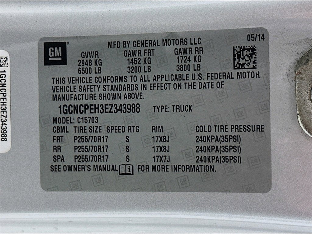 2014 Chevrolet Silverado 1500 Work Truck