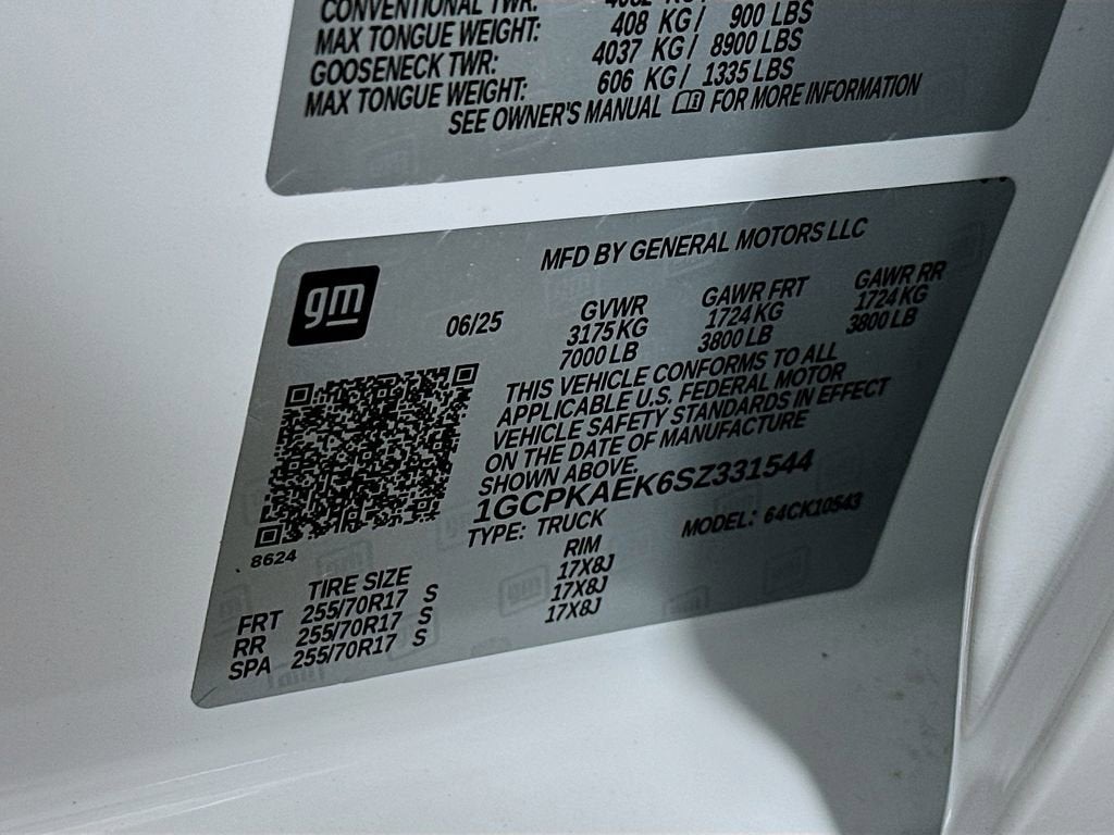 2025 Chevrolet Silverado 1500 WT