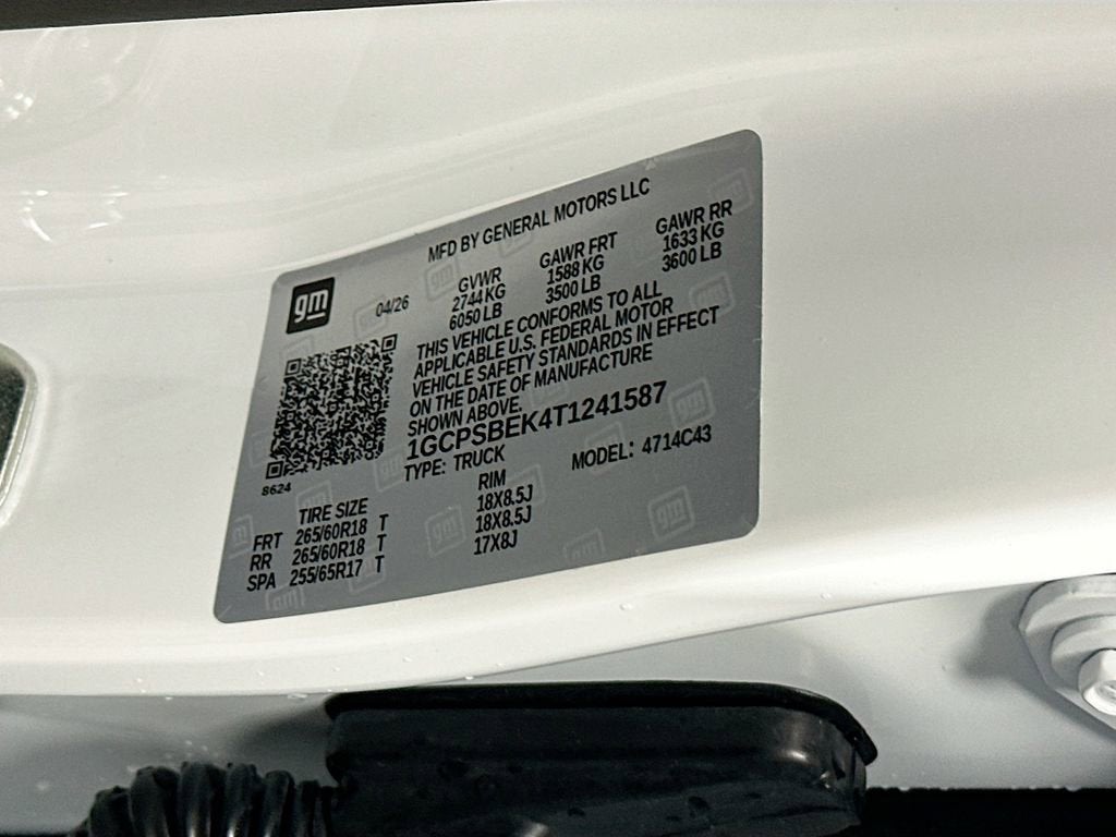 2026 Chevrolet Colorado WT