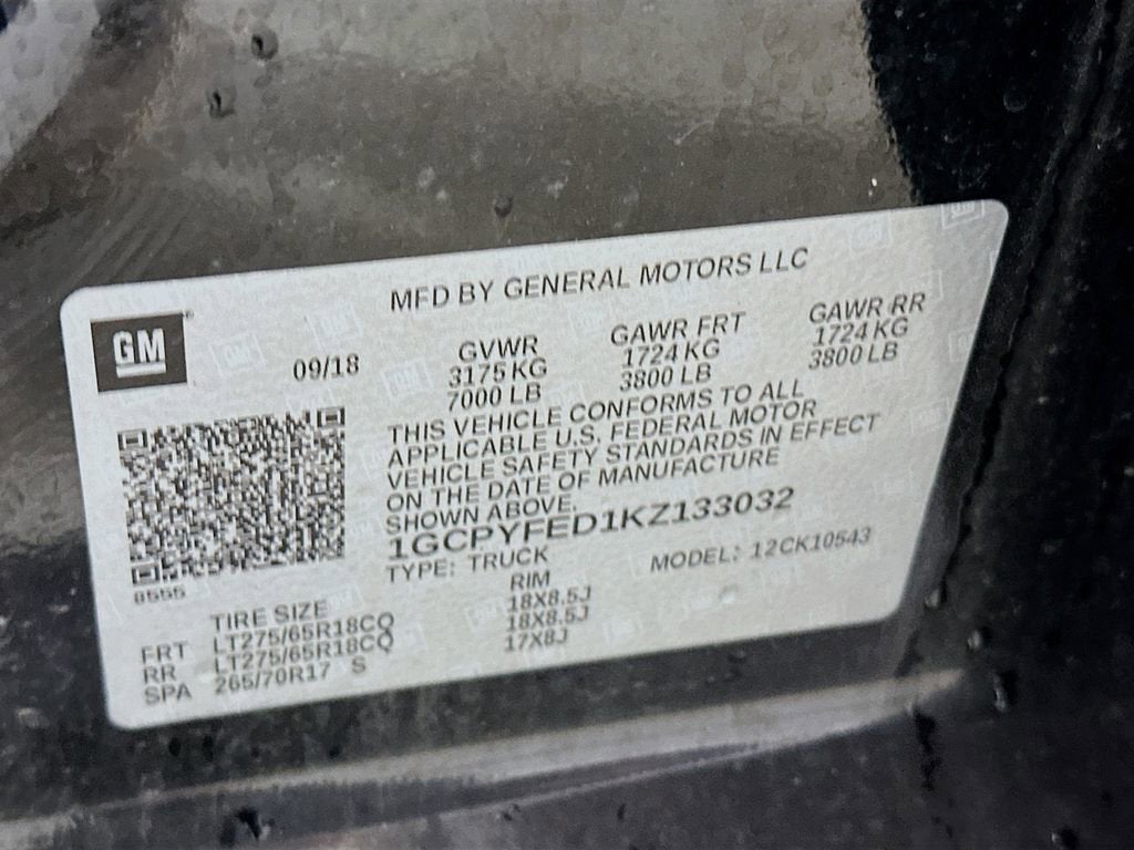 2019 Chevrolet Silverado 1500 LT Trail Boss