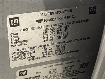 2024 Chevrolet Silverado 1500 LT (2FL)