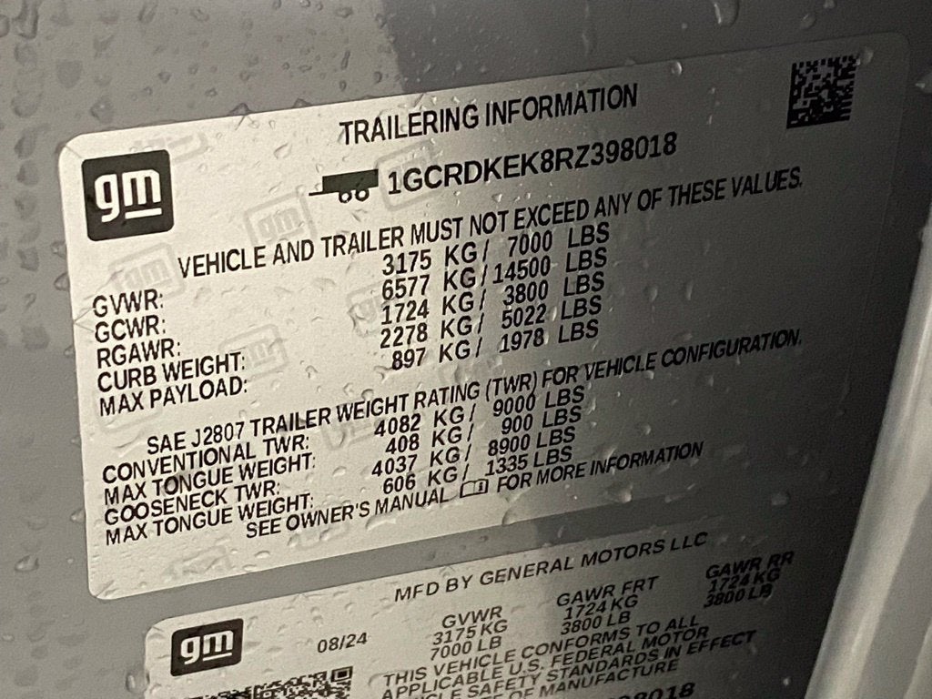 2024 Chevrolet Silverado 1500 LT (2FL)