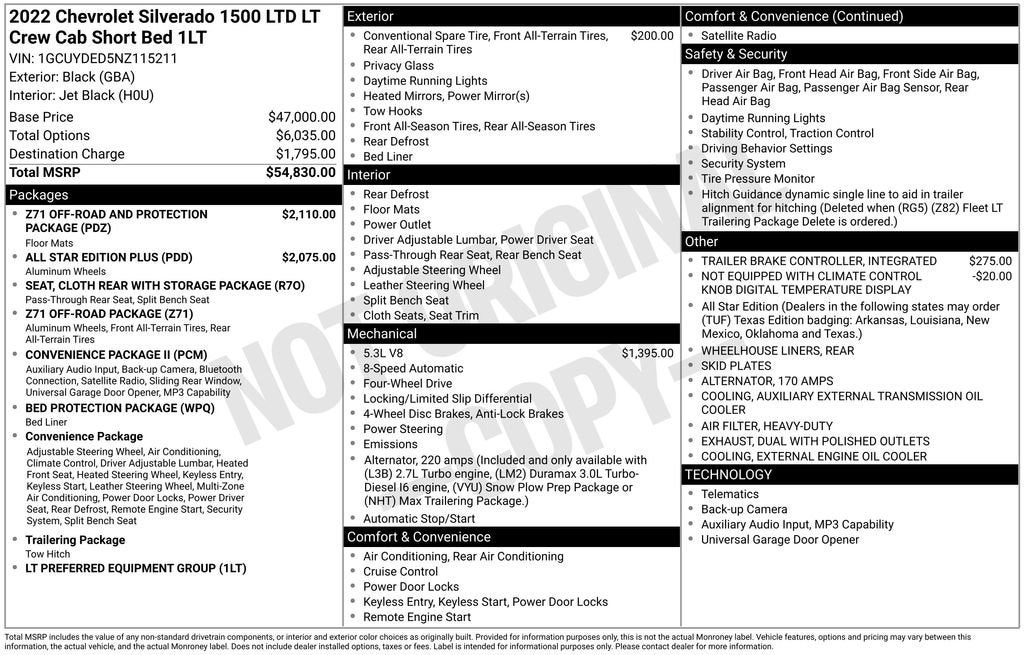 2022 Chevrolet Silverado 1500 LTD LT